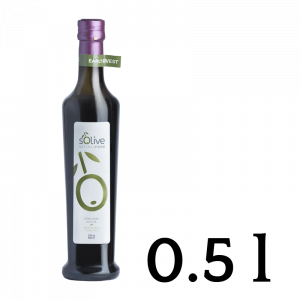 Aceite de oliva en botella de 0.5 litros
